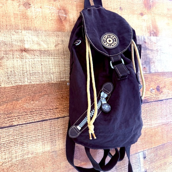 Vintage 90’s Y2K Kipling Collection Unisex Black Backpack - Picture 3 of 9